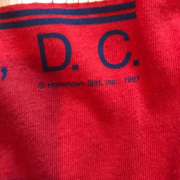 Vintage 1987 Washington, D.C. t shirt - Picture 3 of 6